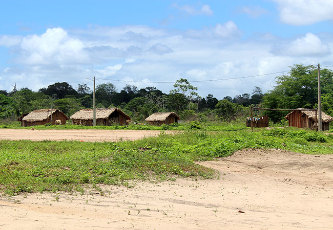 #PraCegoVer A aldeia localiza-se no município de Centro do Guilherme, a cerca de 440 km de São Luís